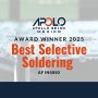 Apollo Seiko winner award selective sodlering